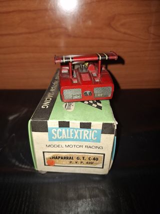 Scalextric Chaparral C40 rojo en Caja