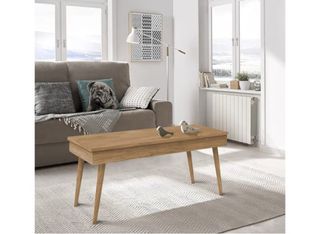 Mesa elevable madera estilo nórdico