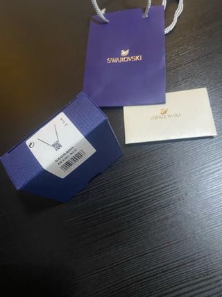 Collana Swarovski Argento e Bianco