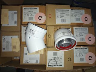 Codo 45° 60/100 M-H Caldera o Calentadores