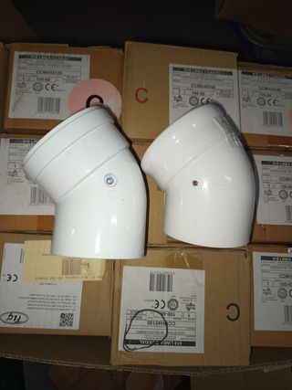 Codo 45° 60/100 M-H Caldera o Calentadores