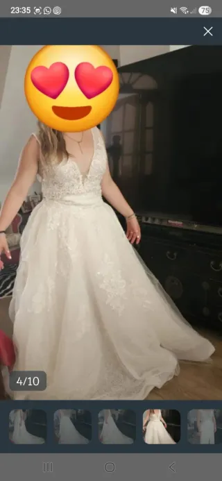 Vestido de Novia Novia D'Art Talla L