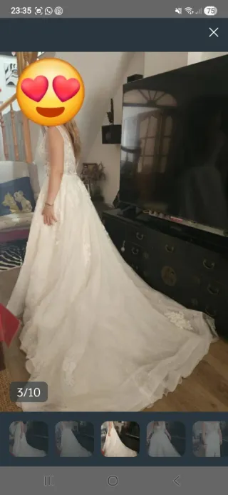Vestido de Novia Novia D'Art Talla L