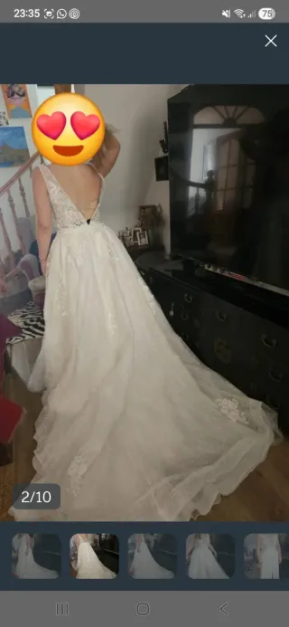 Vestido de Novia Novia D'Art Talla L