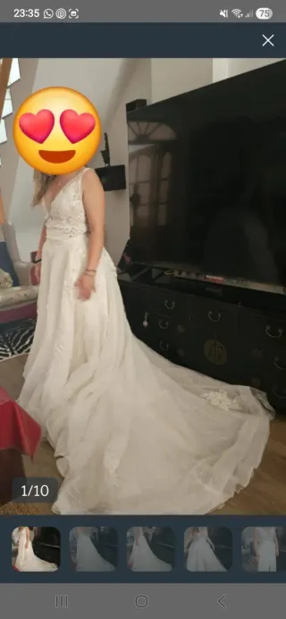 Vestido de Novia Novia D'Art Talla L