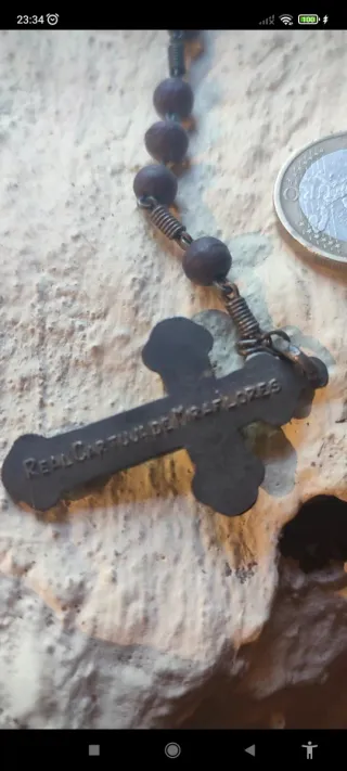 Colgante Rosario Antiguo Plata Real Ca