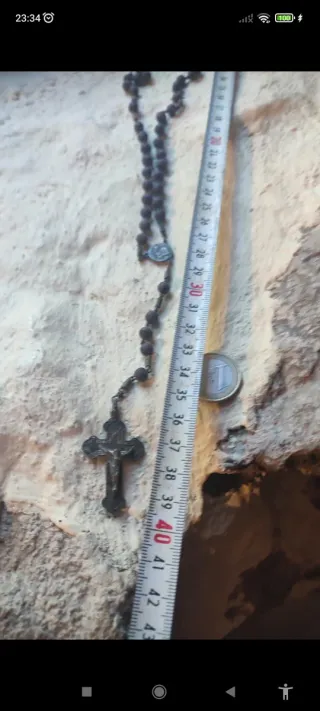 Colgante Rosario Antiguo Plata Real Ca