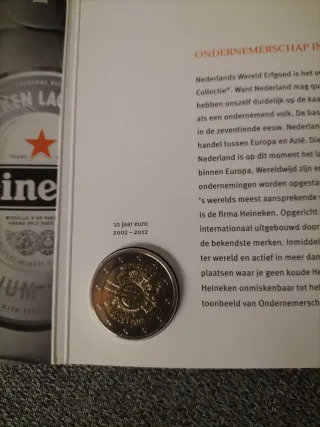 Cartera Euro Holanda 2012 Heineken euro set