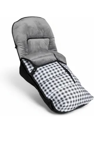 Saco impermeable cuadros silla paseo