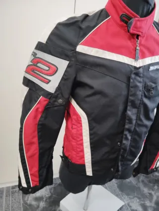 Chaqueta Spidi Negra y Roja Talla L