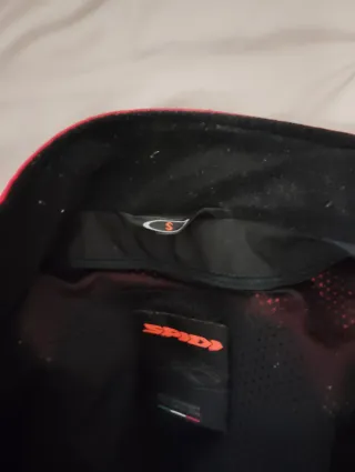 Chaqueta Spidi Negra y Roja Talla L