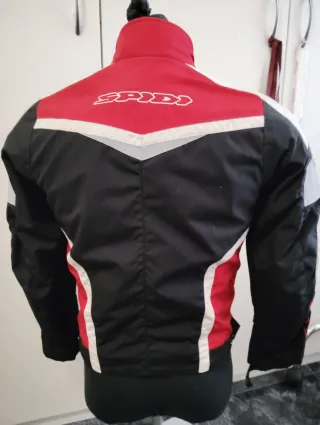 Chaqueta Spidi Negra y Roja Talla L