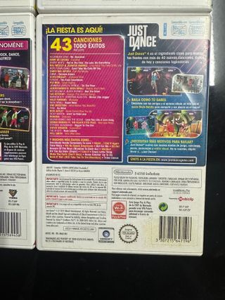 Lote 4 juegos Just Dance Wii (1, 2, 3, 4)