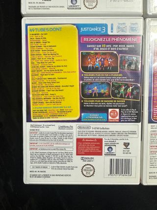 Lote 4 juegos Just Dance Wii (1, 2, 3, 4)