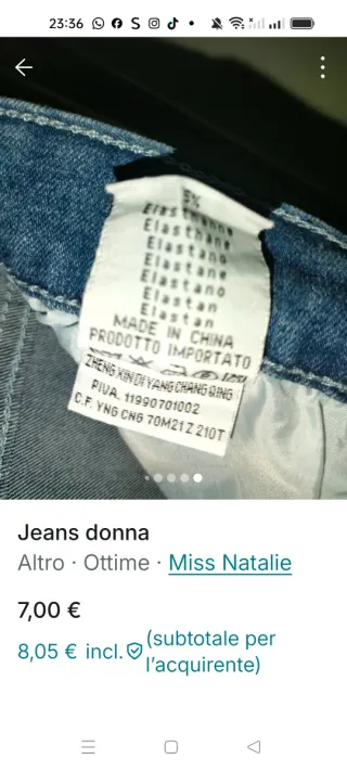 Jeans donna Miss Natalie