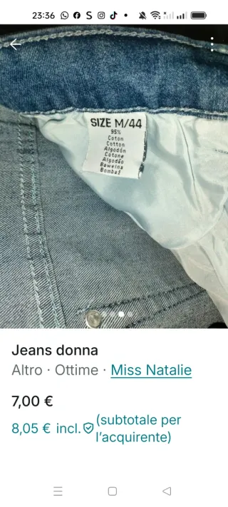 Jeans donna Miss Natalie