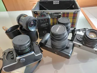 Lotto fotocamere Canon, Fujifilm