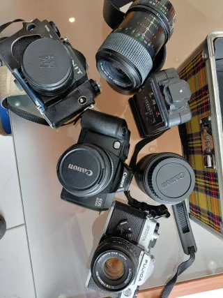 Lotto fotocamere Canon, Fujifilm