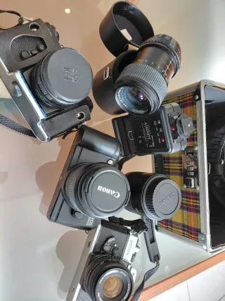 Lotto fotocamere Canon, Fujifilm