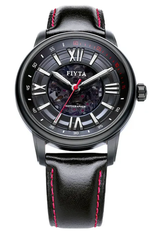 Reloj FIYTA Photographer Skeleton Verde Negro