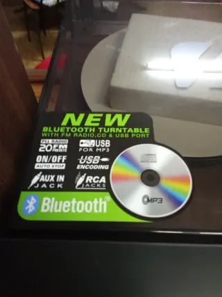 Tocadiscos Muse Negro tb 120