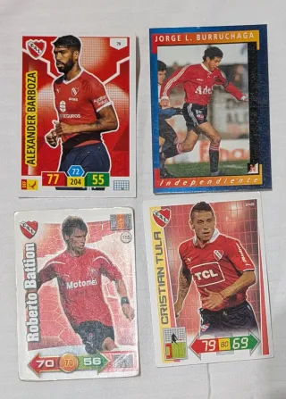 24 figurine Independiente Argentina el Rojo