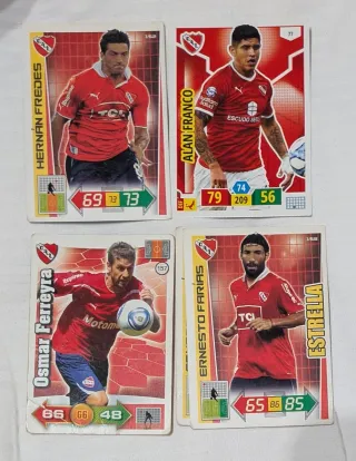 24 figurine Independiente Argentina el Rojo