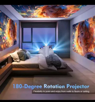 Proyector Magcubic Cine en Casa Exterior