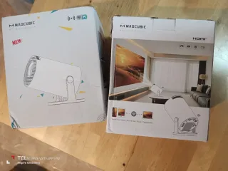 Proyector Magcubic Cine en Casa Exterior