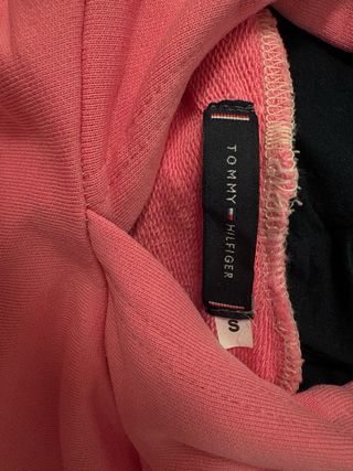 Sudadera Tommy Hilfiger con Capucha Rosa