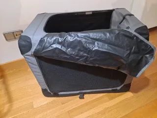 Transportín tela perro grande plegable