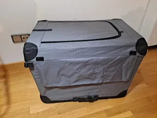 Transportín tela perro grande plegable