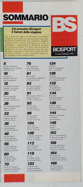 Bici Sport '93- 7 numeri rivista di ciclismo