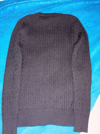 Jersey Polo Ralph Lauren Negro Cable Knit