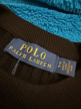 Jersey Polo Ralph Lauren Negro Cable Knit
