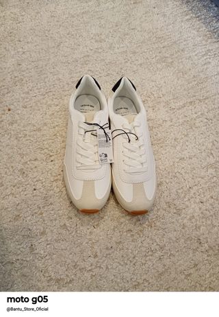 Tênis Lefties Branco e Bege