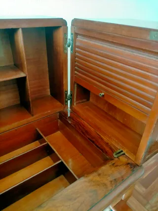 Mueble archivador cajonera antiguo de madera