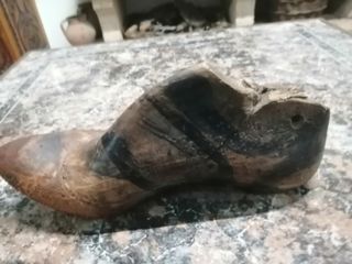 Molde antigo de sapateiro em madeira