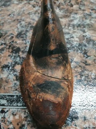 Molde antigo de sapateiro em madeira