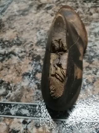 Molde antigo de sapateiro em madeira