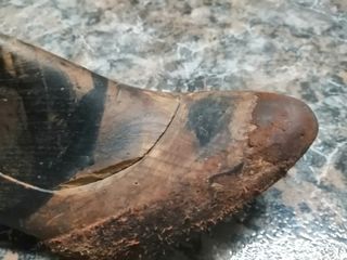 Molde antigo de sapateiro em madeira