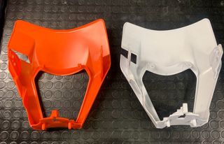 Mascherine KTM EXC bianche , arancioni