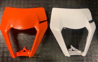 Mascherine KTM EXC bianche , arancioni