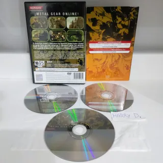 PAL ES Metal Gear Solid 3 Subsistence PS2