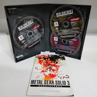 PAL ES Metal Gear Solid 3 Subsistence PS2