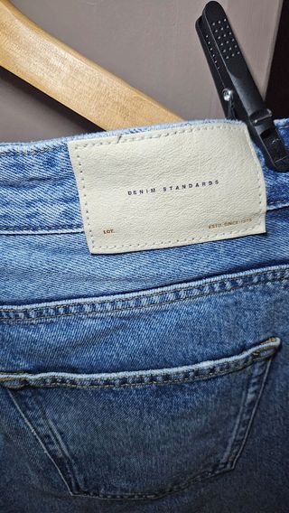 Jeans Zara Denim Talla 46 Azul Impecables