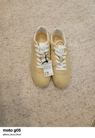 Tênis Woman Street bege e branco