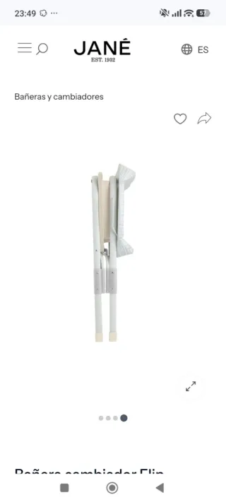 Bañera cambiador Flip Jane