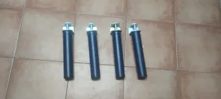 Patas de somier metálicas azules