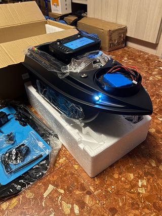 Barco cebador pesca Carpa GPS